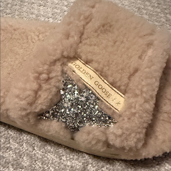 Golden Goose Shearling Patterned Slides - Picture 5 of 5